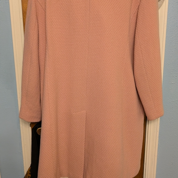 Marvin Richards Blush Pink Textured Coat - Picture 4 of 6